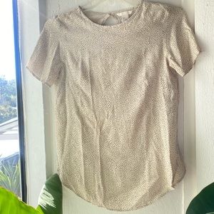 H&M Polka Dot Short Sleeve Top